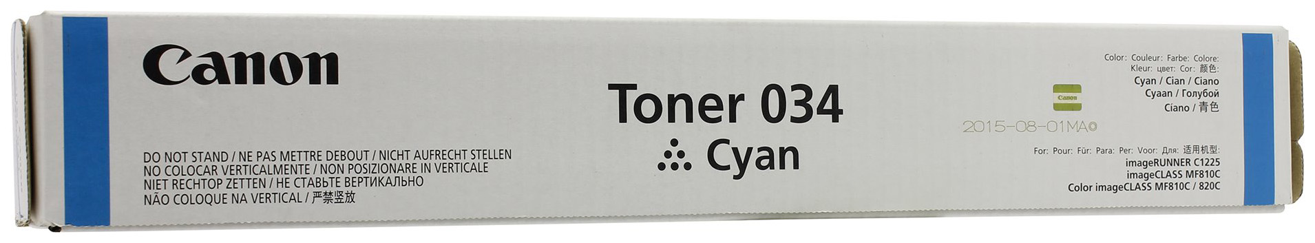 Тонер Canon 034 9453B001 голубой туба для копира iR C1225iF