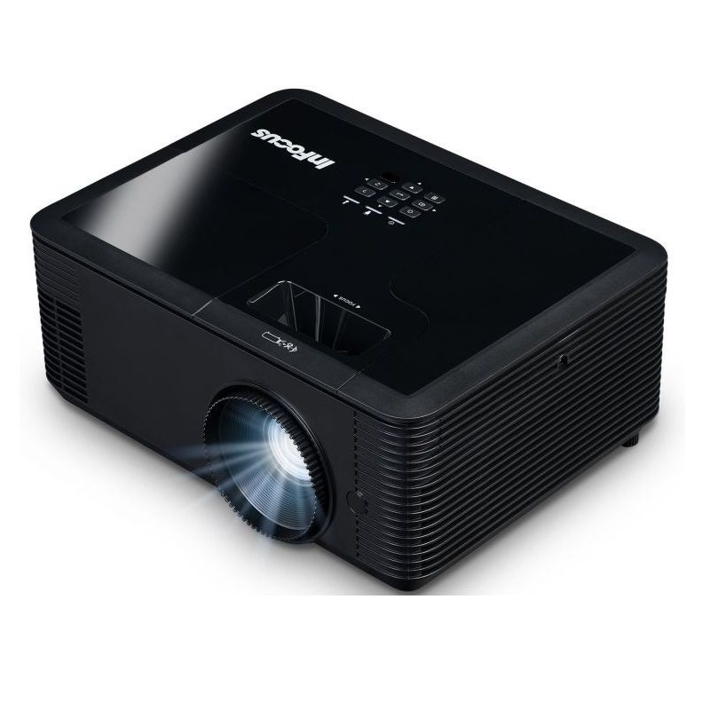 Проектор INFOCUS [IN2138HD] DLP, 4500 ANSI Lm,FullHD,28500:1,1.12-1.47:1, 3.5mm in,Composite video,VGAin,HDMI 1.4aх3(поддержка 3D), USB-A (клав., мышь),лампа 15000ч.(ECO mode),3.5mm out,Monitor out(VGA),RS232,RJ45,21дБ,3,2 кг