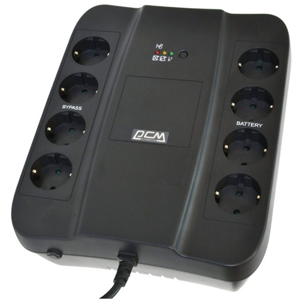 Источник бесперебойного питания (черный) Powercom SPD-850U 510W