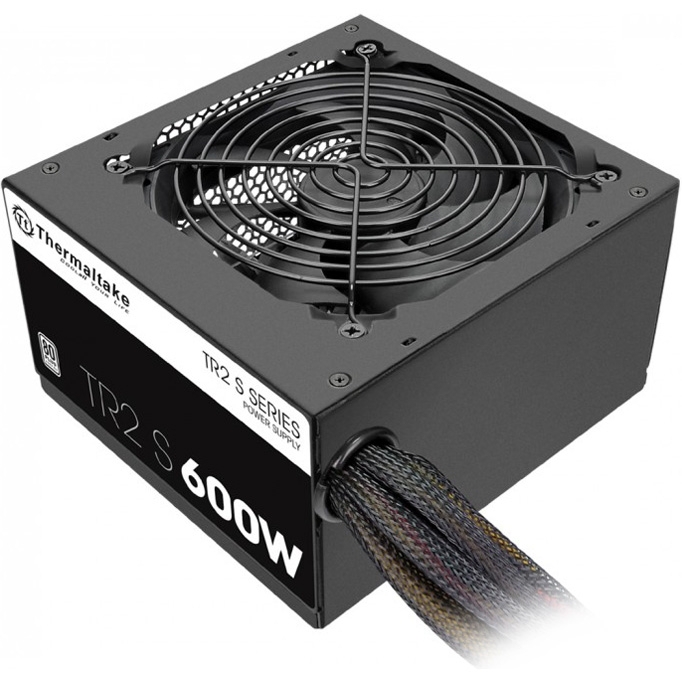 Блок питания Thermaltake ATX 600W TR2 S 80+ (24+4+4pin) APFC 120mm fan 5xSATA RTL