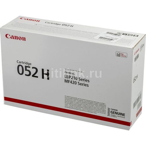 Картридж лазерный Canon 052 H 2200C002 черный (9200стр.) для Canon MF421dw/MF426dw/MF428x/MF429x