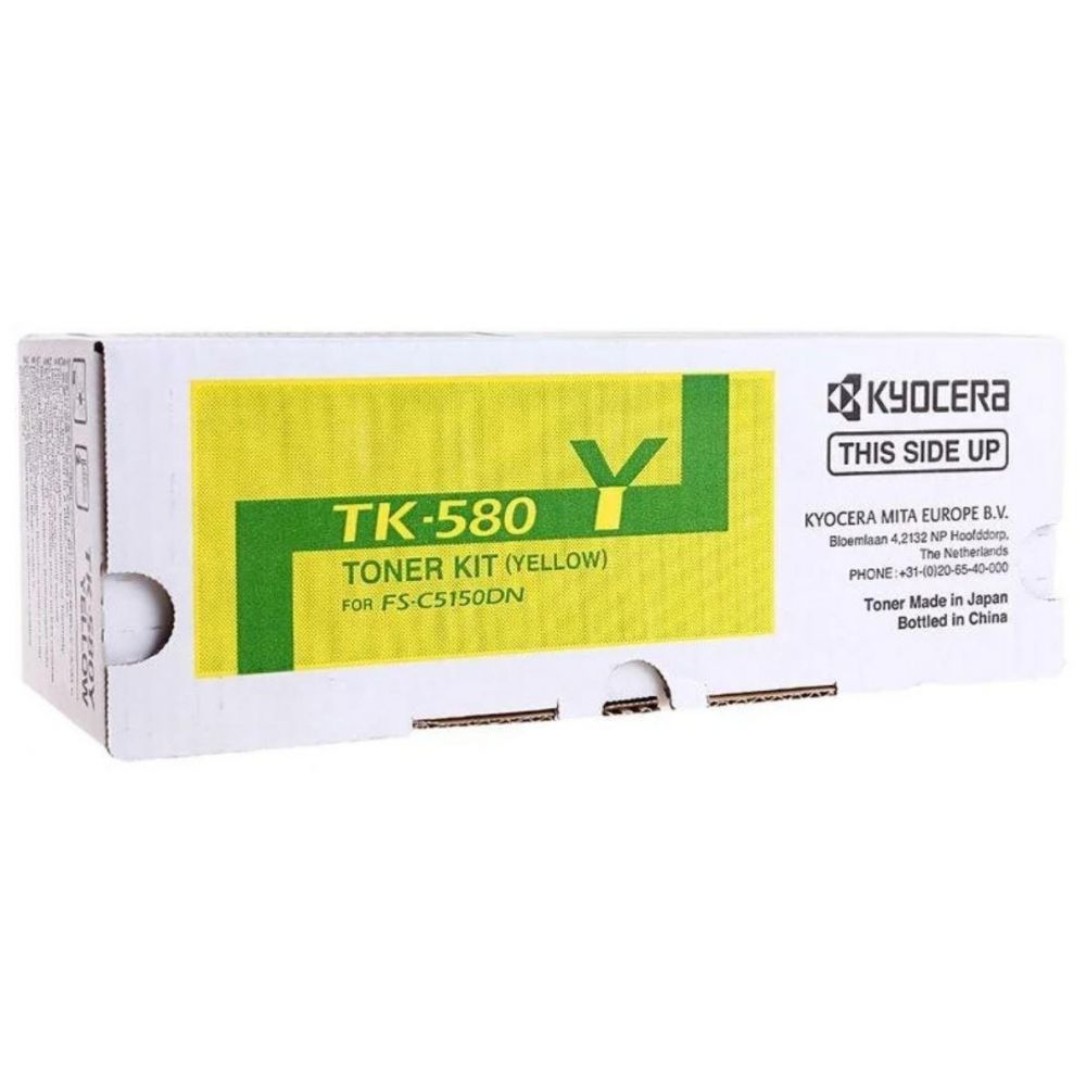 Картридж лазерный Kyocera TK-580Y 1T02KTANL0 желтый (2800стр.) для Kyocera FS-C5150DN