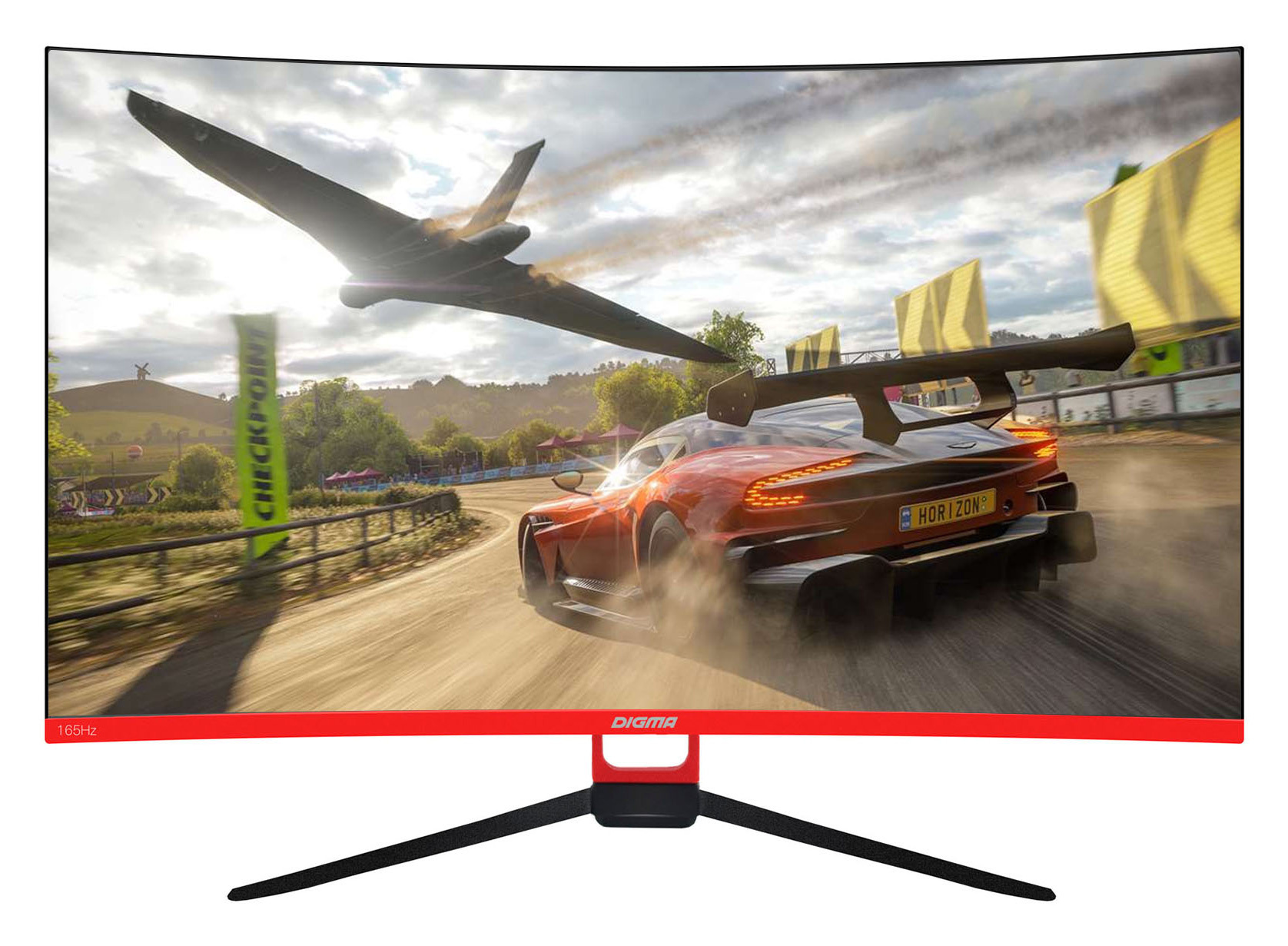Монитор Digma 27" Gaming DM-MONG2710 черный/красный