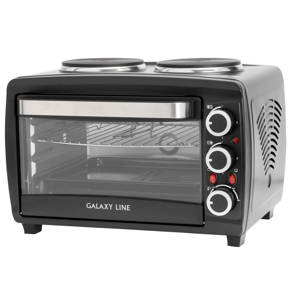 Мини-печь Galaxy Line GL 2606 26л. 3100Вт черный/серебристый