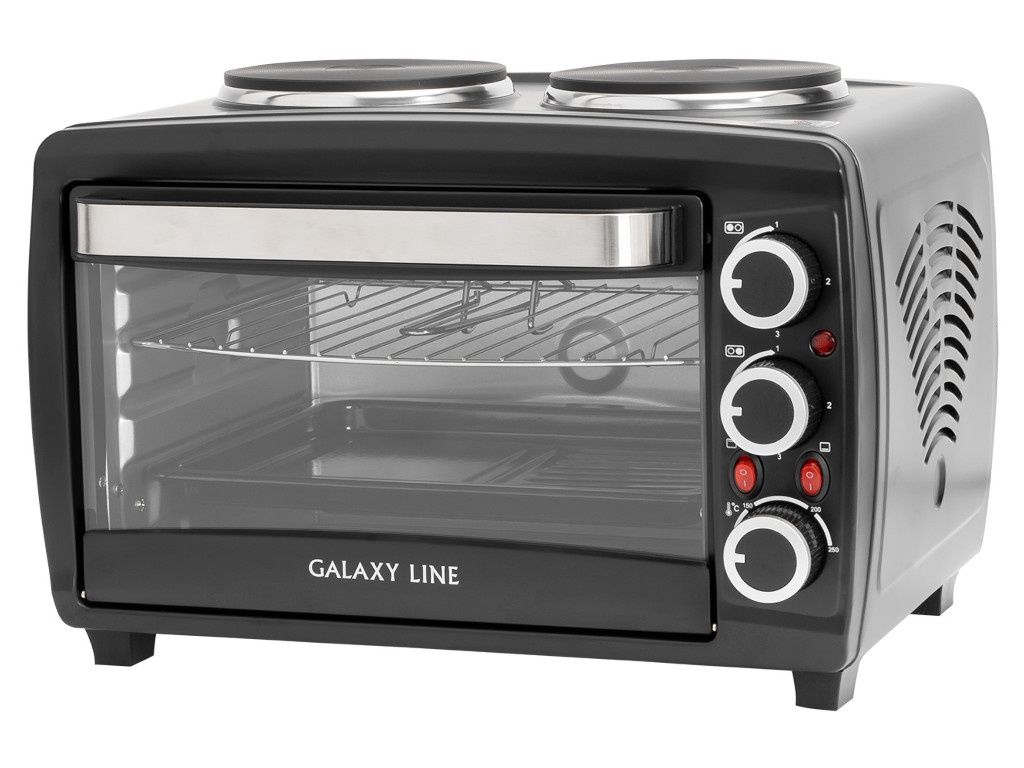 Мини-печь Galaxy Line GL 2606 26л. 3100Вт черный/серебристый
