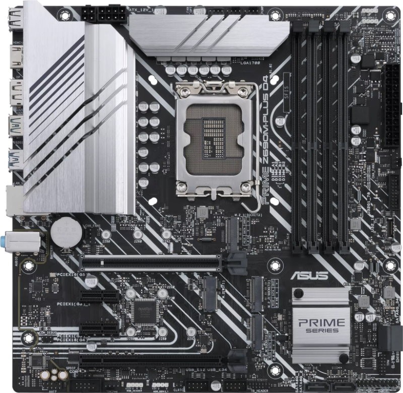 Asus PRIME Z690M-PLUS D4 LGA1700 4xDDR4 2xPCIEx16 2xPCIEx1 3xM.2 RTL {10}