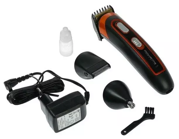 Триммер Rowenta TN9100F1 черный (насадок в компл:3шт)