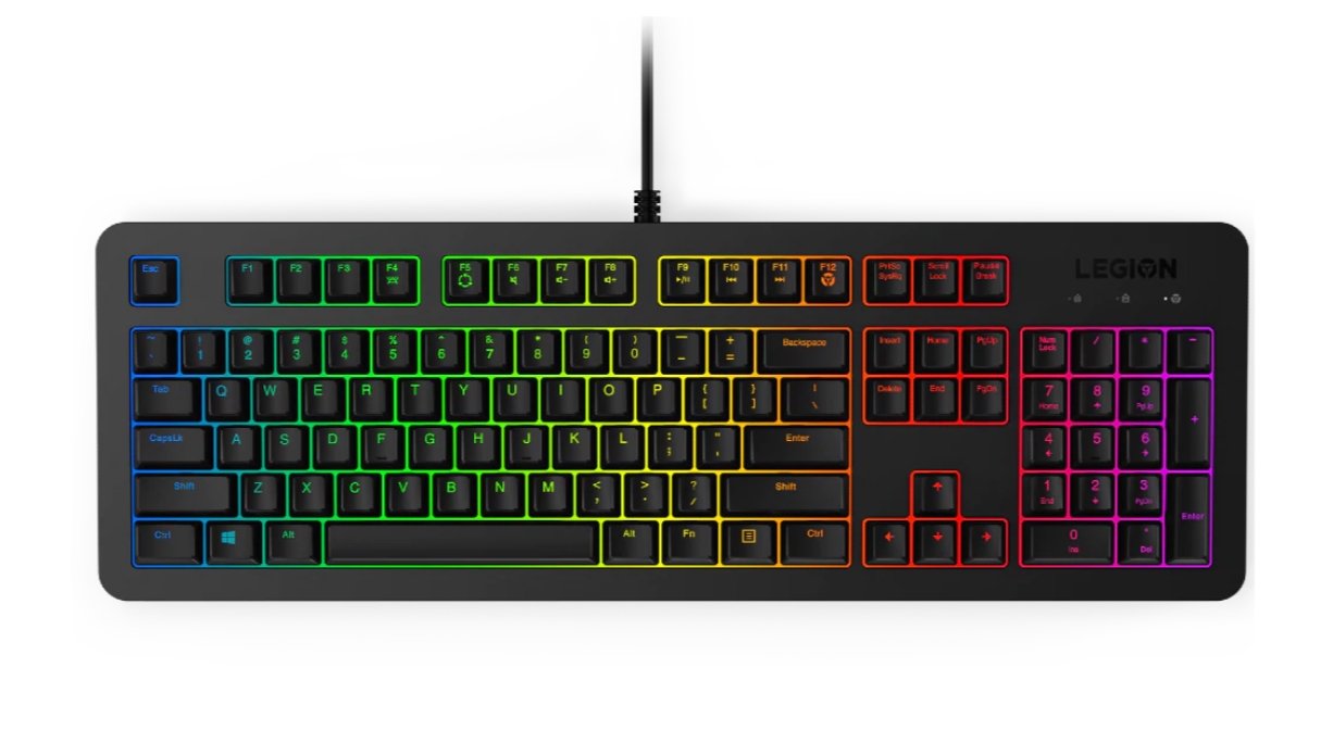 Клавиатура Lenovo Legion K300 механическая красный USB Multimedia for gamer LED
