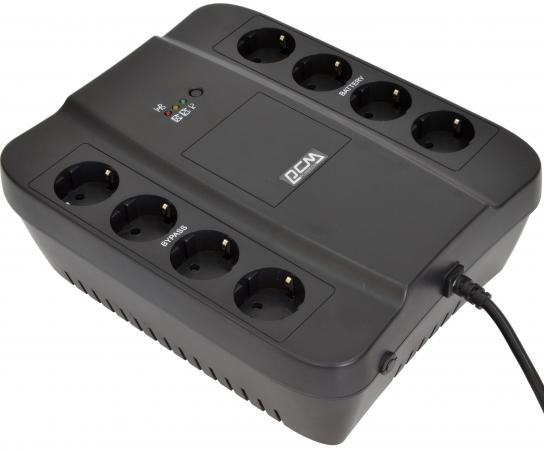 ИБП SPD-650N, 650 ВA, 390 Вт, 4 евророзетки с резервным питанием, 4 евророзетки с фильтрацией