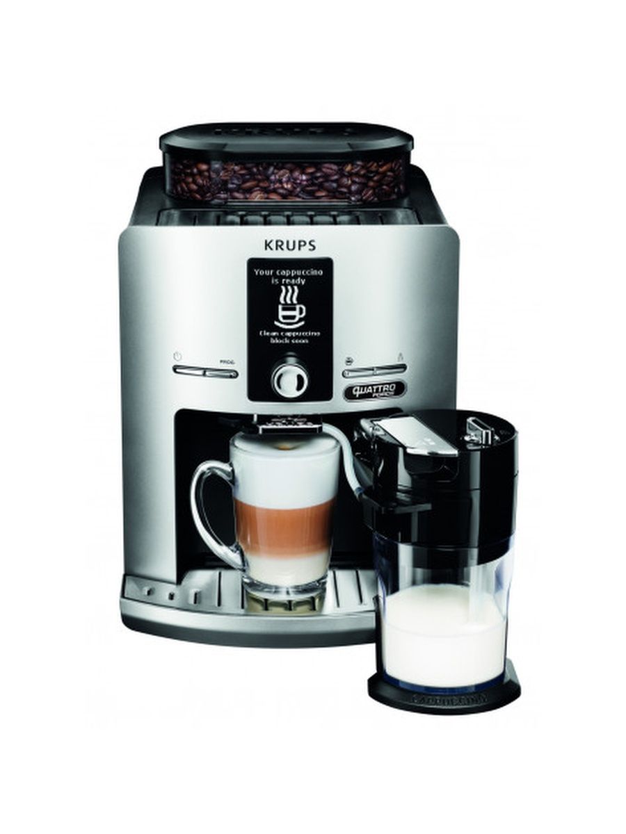 Кофемашина Krups Espresseria EA82FE10 1450Вт серебристый