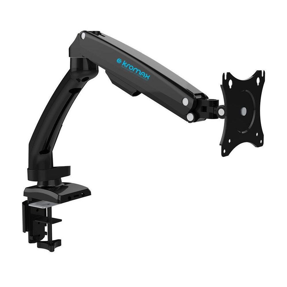 Кронштейн для мониторов ЖК Kromax OFFICE-8 черный 15"-32" макс.8кг настольный поворот и наклон верт.перемещ.