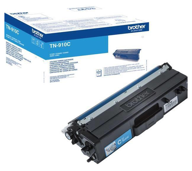 Картридж лазерный Brother TN910C голубой (9000стр.) для Brother HL-L9310CDW/MFC-L9570CDW