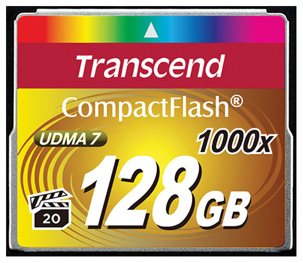 Карта памяти CompactFlash Transcend TS128GCF1000