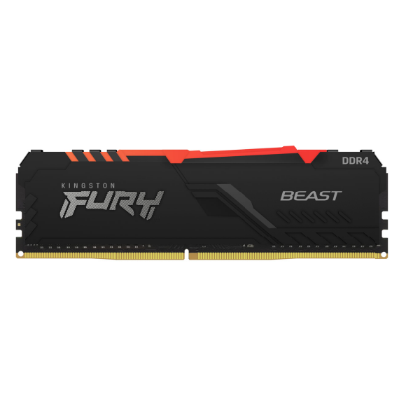 Kingston 128GB 2666MHz DDR4 CL16 DIMM (Kit of 4) FURY Beast RGB