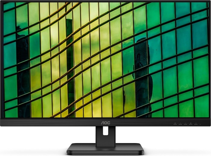Монитор 27" AOC 27E2QAE Black (IPS, 1920x1080, 75Hz, 4 ms, 178°/178°, 250 cd/m, 20M:1, +HDMI, +DisplayPort 1.2, +MM)