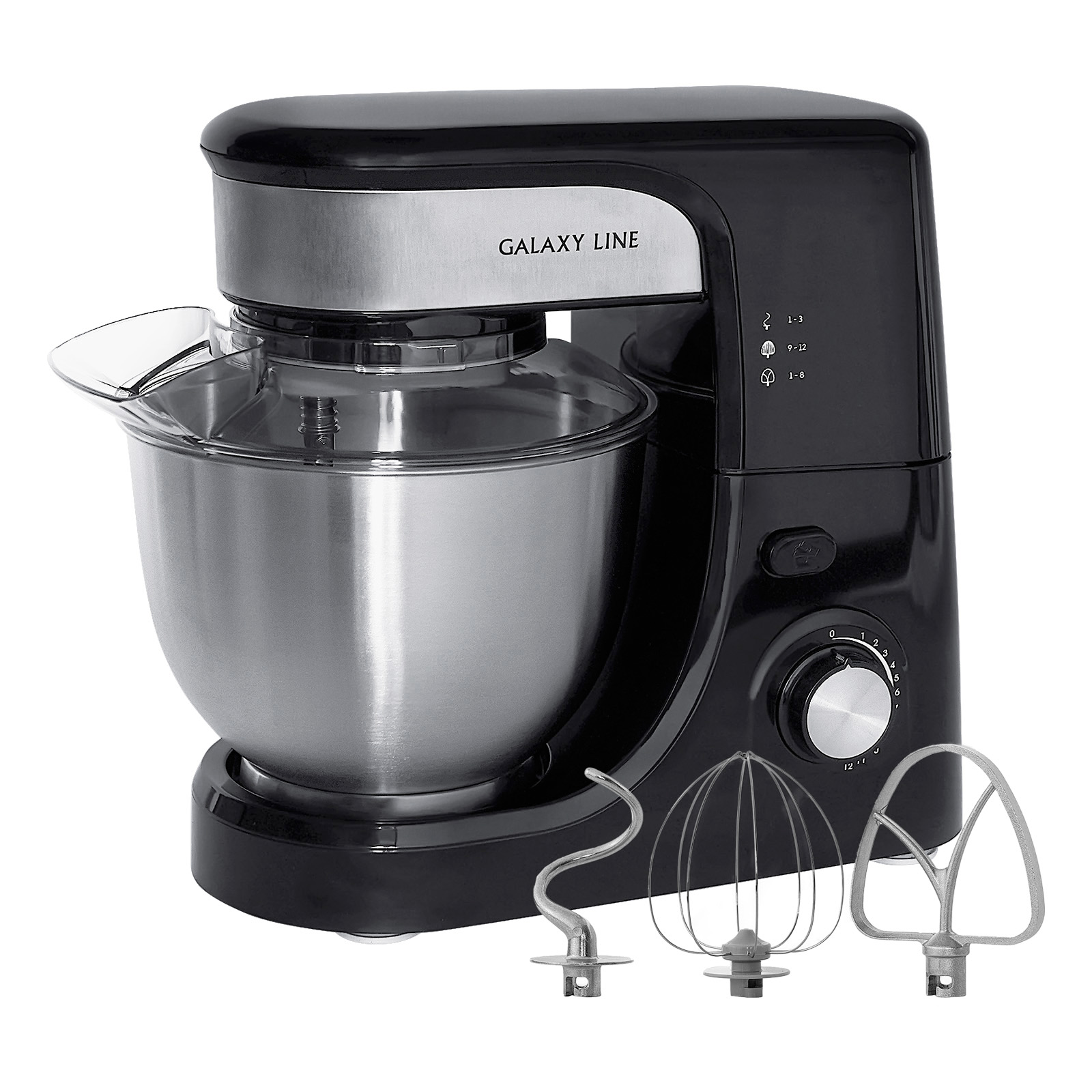 Миксер планетарный Galaxy Line GL 2231 700Вт черный