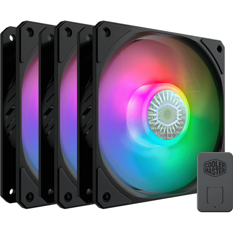 Комплект вентиляторов Cooler Master SickleFlow 120 ARGB 3IN1 [MFX-B2DN-183PA-R1]