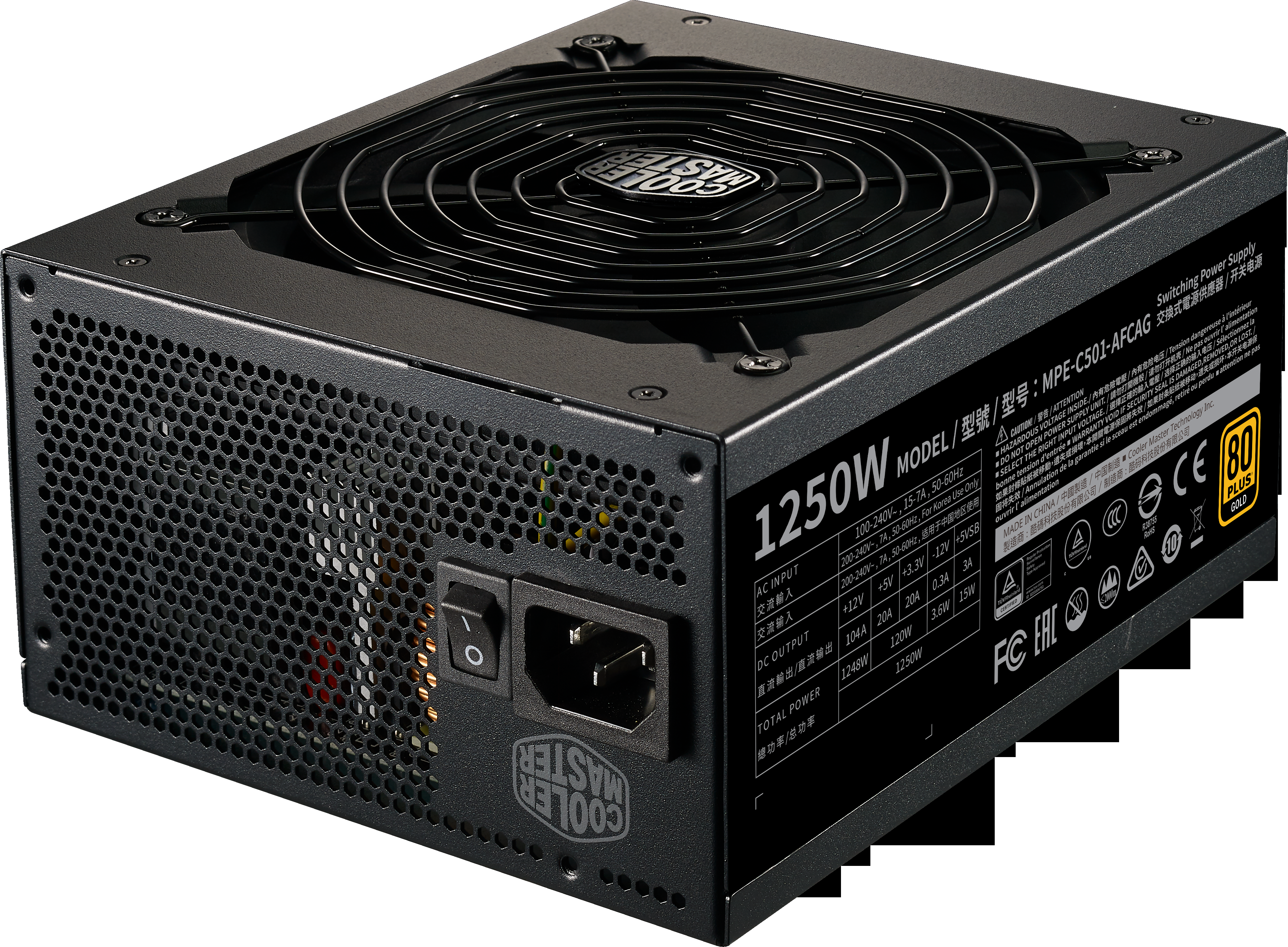 Блок питания ATX 1250W MPE-C501-AFCAG COOLER MASTER