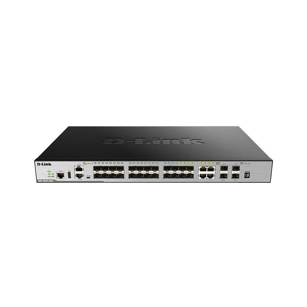 Коммутатор D-Link DGS-3630-28SC/A2ASI 20SFP 4SFP+ управляемый