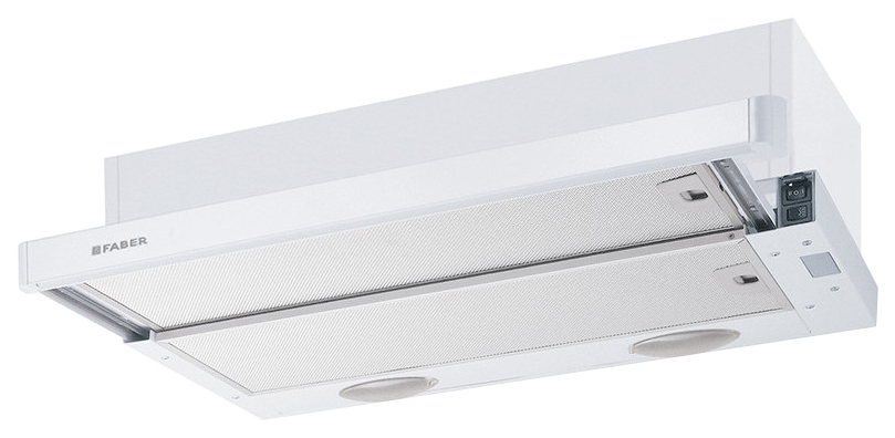 Встраиваемая вытяжка Faber/ BETTER, Встраиваемые в шкаф, FLEXA M6 W/GL A60, белый