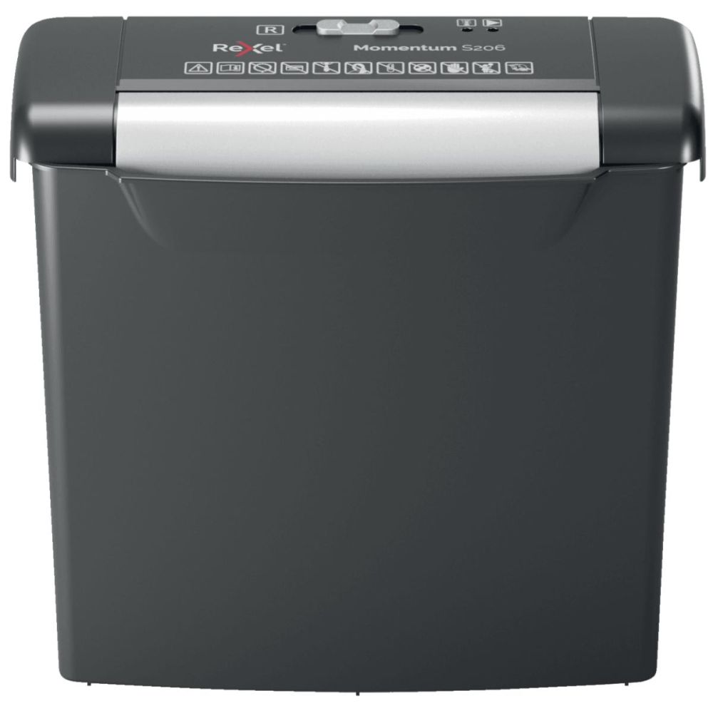 Шредер Rexel Momentum S206 EU черный (секр.Р-2) ленты 6лист. 9лтр.