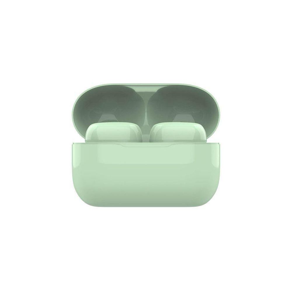 Наушники Hiper TWS SAMUN Green Bluetooth 5.0 гарнитура Li-Pol 2x40mAh+300mAh, зеленый