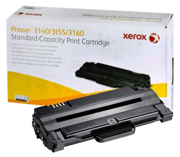 Картридж лазерный Xerox 108R00908 черный (1500стр.) для Xerox Ph 3140/3155/3160