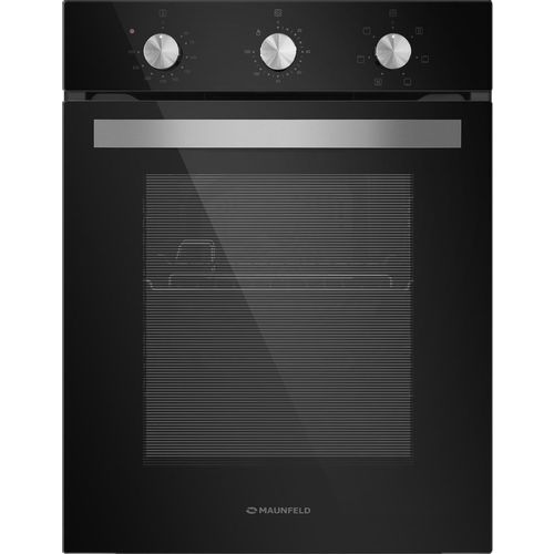 Духовой шкаф Электрический Maunfeld EOEC516B черный/серебристый