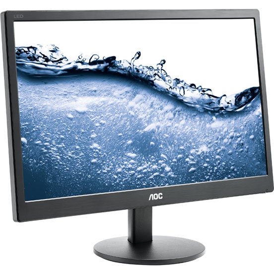 Монитор 19,5" AOC E2070SWN  1600x900 TN LED 16:9 5ms VGA 10M:1 90/60 200cd Black