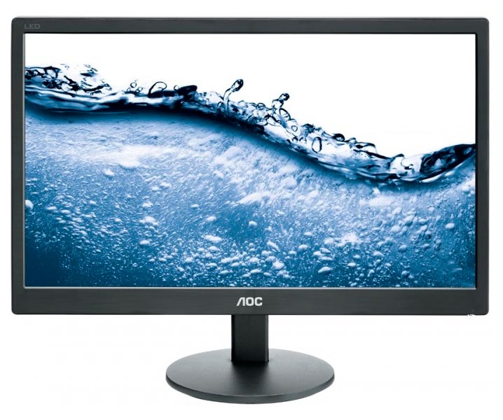 Монитор 19,5" AOC E2070SWN  1600x900 TN LED 16:9 5ms VGA 10M:1 90/60 200cd Black