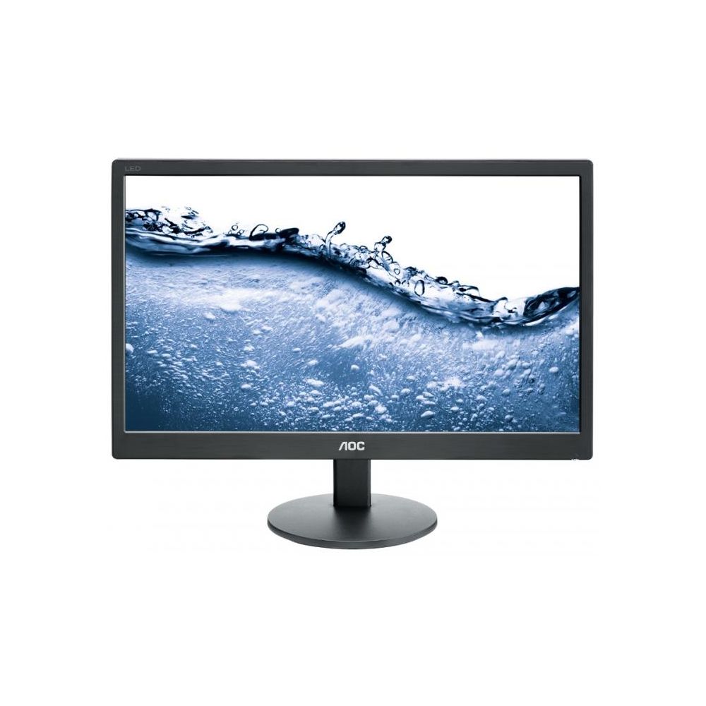 Монитор 19,5" AOC E2070SWN  1600x900 TN LED 16:9 5ms VGA 10M:1 90/60 200cd Black