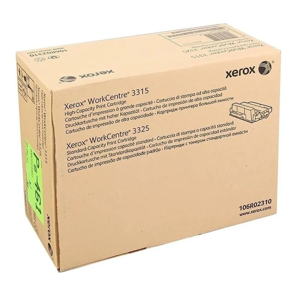 Картридж лазерный Xerox 106R02310 черный (5000стр.) для Xerox WC 3315/3325
