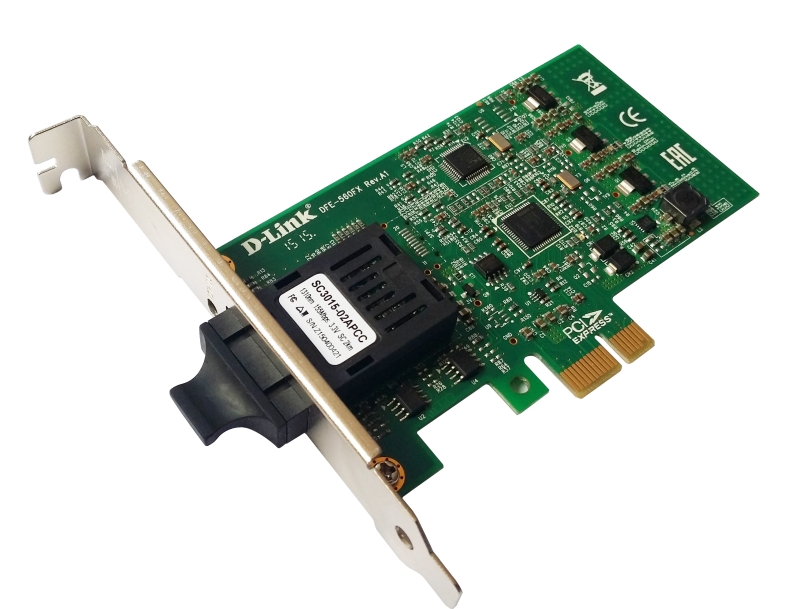 Сетевой адаптер Fast Ethernet D-Link DFE-560FX (OEM) DFE-560FX PCI Express