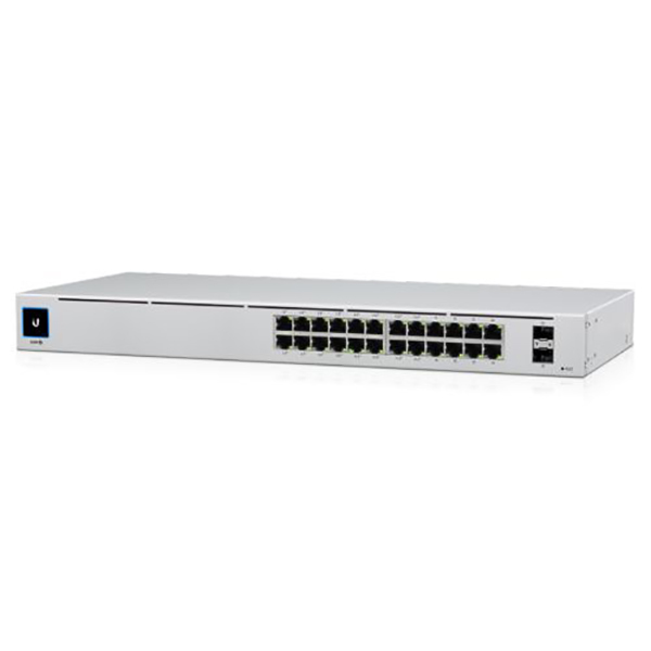 Коммутатор 24PORT 1000M 2SFP USW-24 UBIQUITI