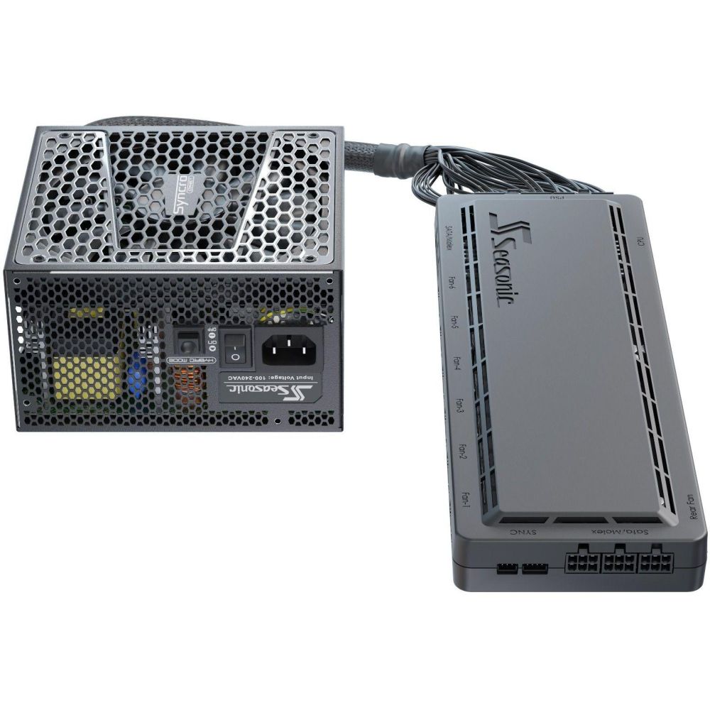 Корпус Seasonic CASE SYNCRO Q704 GOLD черный 750W ATX 4x120mm 7x140mm 2xUSB3.0 audio bott PSU