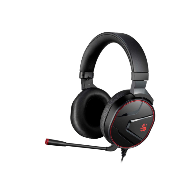 Наушники с микрофоном A4Tech Bloody G600i черный 1.3м мониторные USB оголовье (G600I)