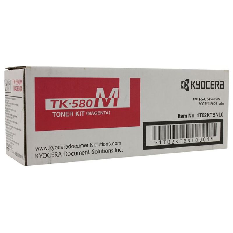 Картридж лазерный Kyocera TK-580M 1T02KTBNL0 пурпурный (2800стр.) для Kyocera FS-C5150DN