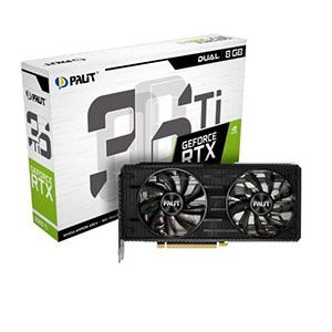 Видеокарта Palit RTX3060 Ti DUAL OC 8G NE6306TS19P2-190AD