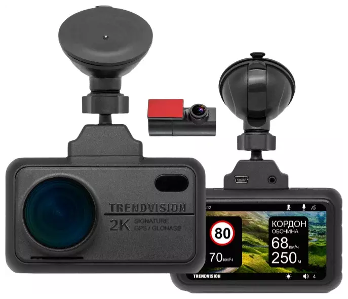Видеорегистратор с радар-детектором TrendVision Hybrid Signature EVO Wi GPS черный