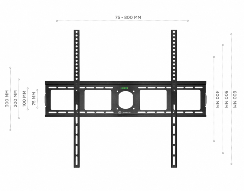 Кронштейн на стену ONKRON UF4 Basic черный