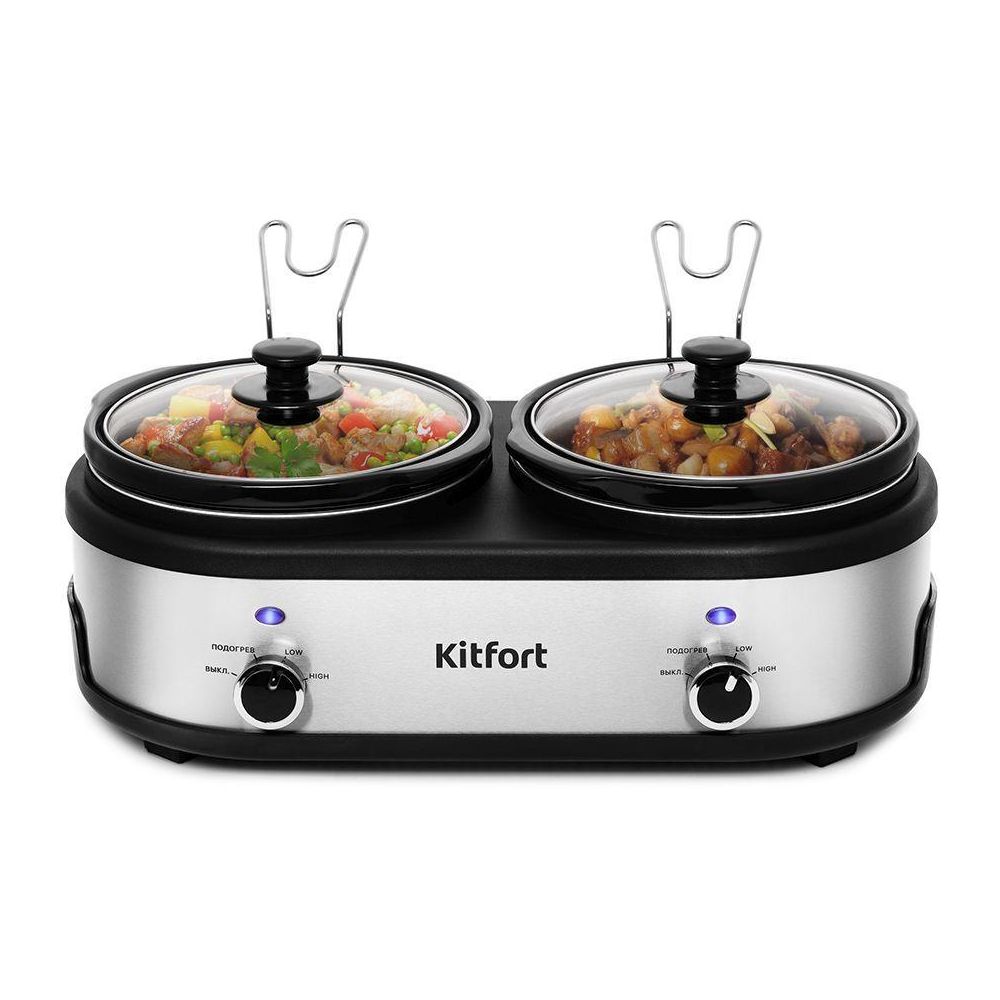 Медленноварка Kitfort KT-219 2.5л 140Вт черный