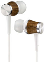 Наушники JVC проводные внутриканальные, модель HA-FW7-T-F, серия WOOD. Цвет: белый.