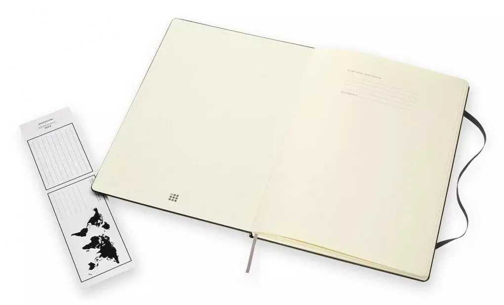 Блокнот Moleskine CLASSIC QP113 A4 192стр. пунктир твердая обложка черный