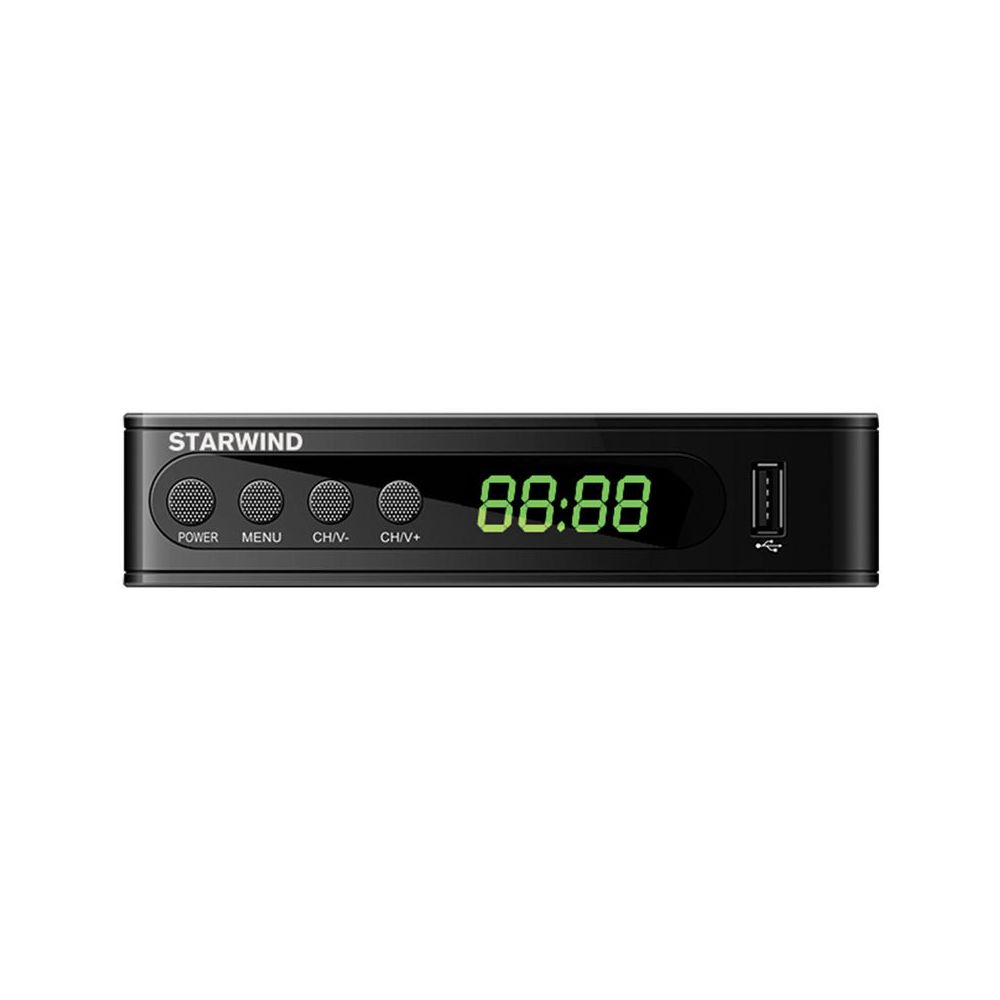 Ресивер TV-тюнер STARWIND CT-200, черный