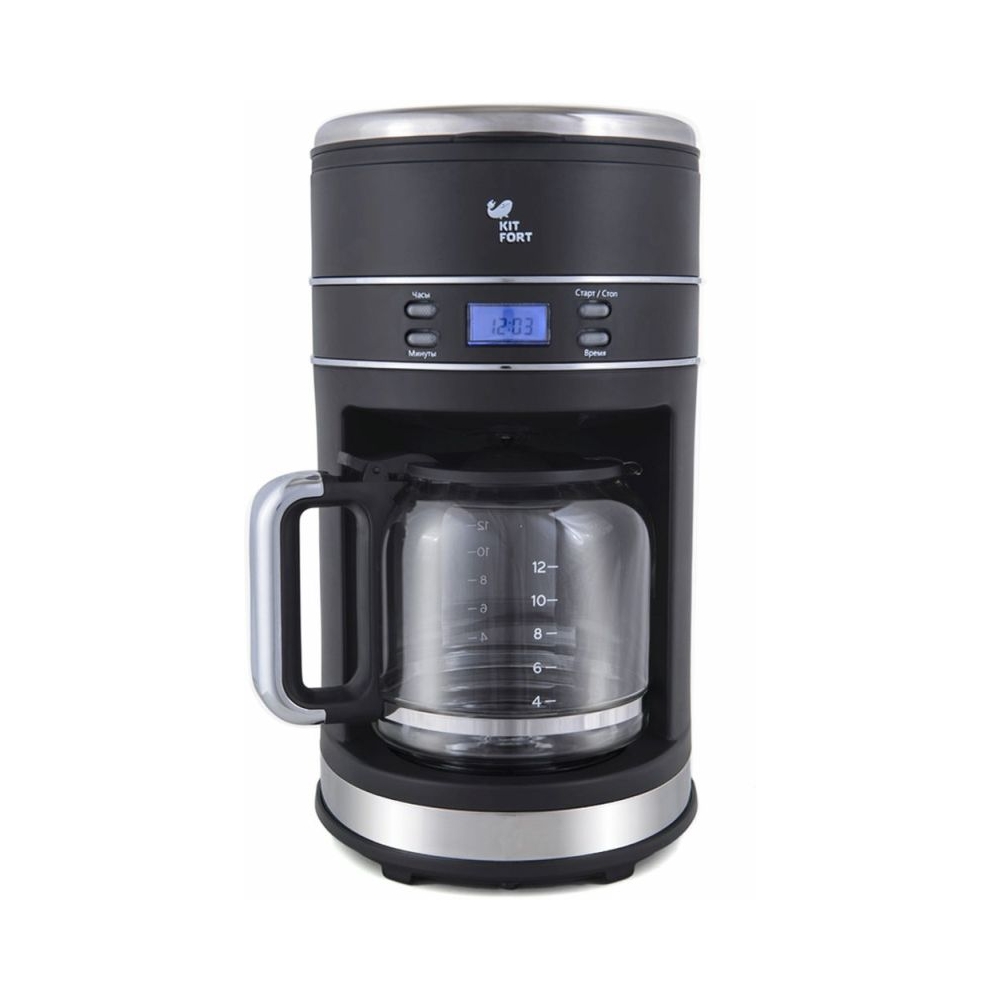 Кофеварка капельная Kitfort КТ-704-2 1000Вт черный
