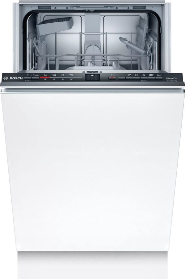 Встраиваемая посудомоечная машина Bosch Serie 2 SRV2HKX3DR [45 см, 9 комп., пр.-4, теплообмен., полн.(корпус+шланг)]