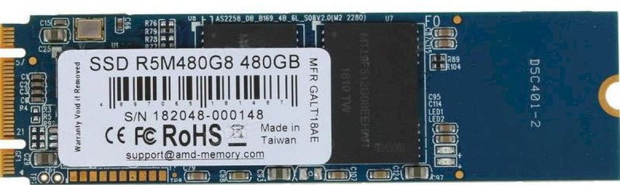 Накопитель SSD AMD SATA III 480Gb R5M480G8 Radeon M.2 2280