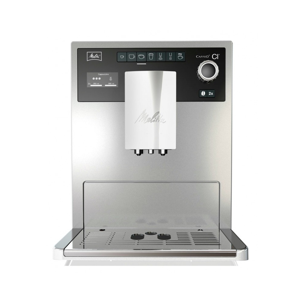 Кофемашина Melitta Caffeo E 970-101 CI 1450Вт серебристый