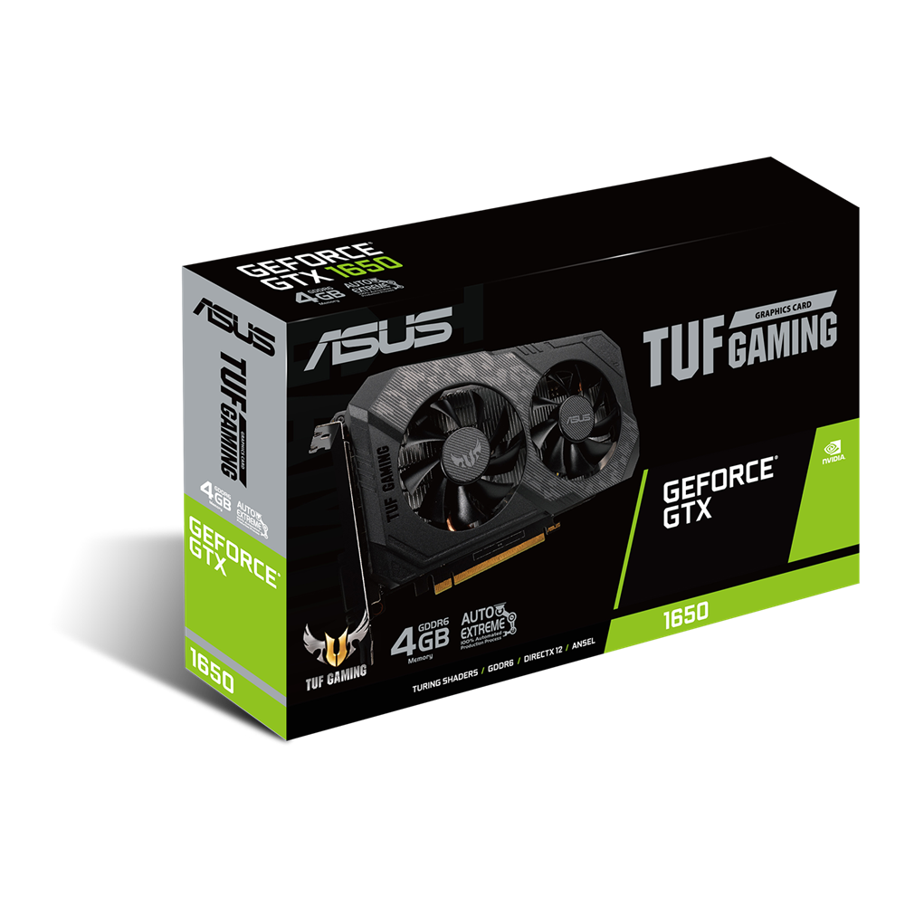Видеокарта Asus TUF-GTX1650-4GD6-GAMING
