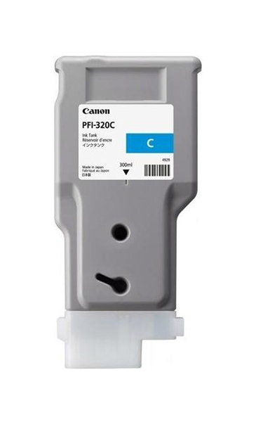 Картридж струйный Canon PFI-320 C 2891C001 голубой (300мл) для Canon imagePROGRAF TM-200/205